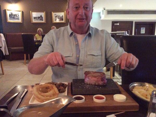 mccartansports's tweet photo. @murphys_bar @markmurphy36 @annamccartan steak on a stone #beautiful #meal #5star #Downpatrick #ShopLocal http://t.co/ZBRnwJ4t5Q