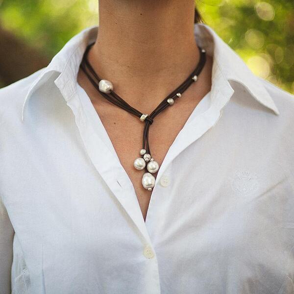 _cocomango's tweet image. Espectacular collar con perlas de Mallorca #fashion #fashionblogger #jewelry