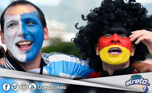 JuegoElReto's tweet photo. #GER y #ARG se enfrentan en la final por tercera vez en la historia en búsqueda de la cotizada Copa Mundial http://t.co/ICEaLQQDIC