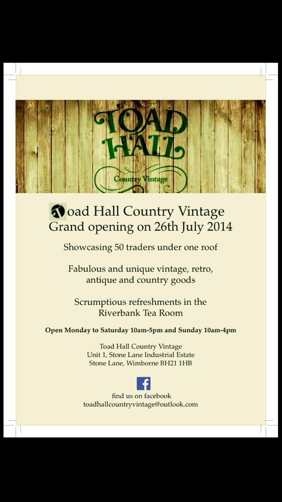 ToadHallvintage's tweet photo. #final #countdown #13Days  #comeandsee http://t.co/TTqBXO7Bss