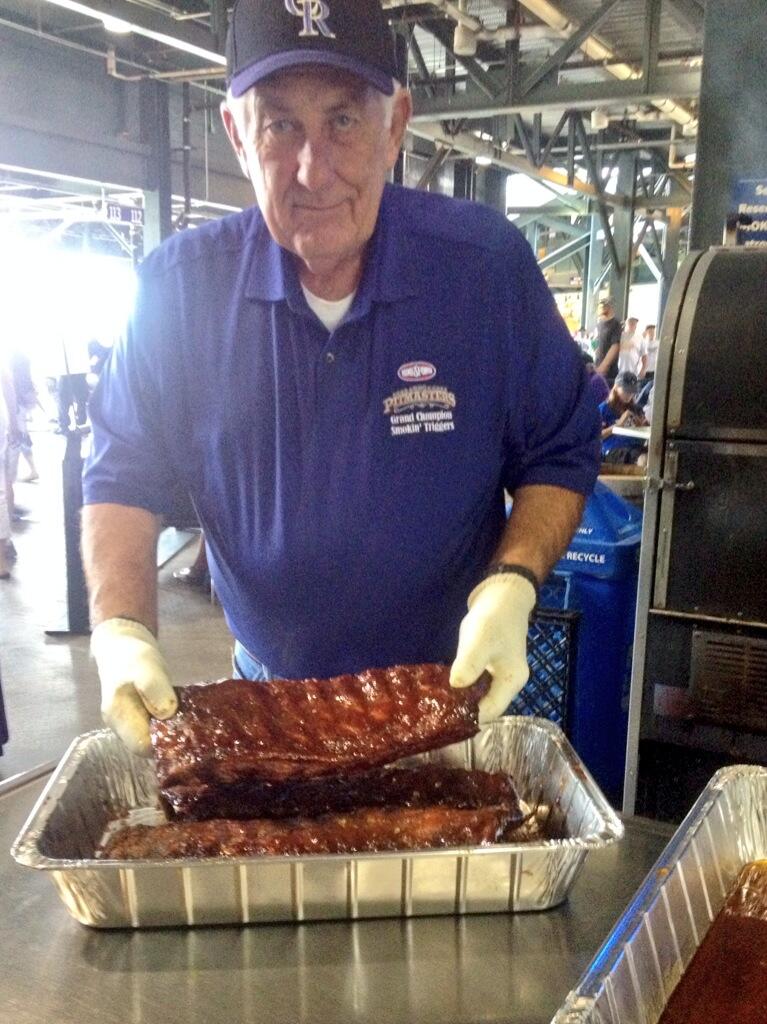 Colorado Rockies on X Johnny Trigg the Godfather of BBQ is cooking ribs at CoorsField today to benefit Rockies Charities. http t EoRqhe8404 X