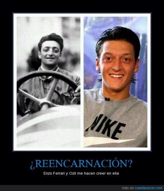 Ash Pearce on X: Enzo Ferrari and Mesut Ozil. The similarity is ridiculous   / X