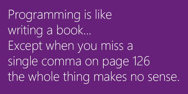 msdev's tweet image. Retweet if you're a believer. #devproblems