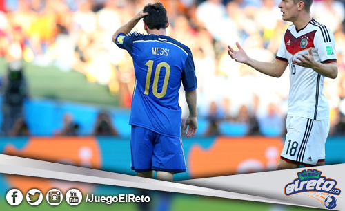 JuegoElReto's tweet photo. ¡INICIA LA SEGUNDA MITAD! #GER y #ARG a definir quién será el nuevo campeón mundial. http://t.co/CZZQJX2CB6