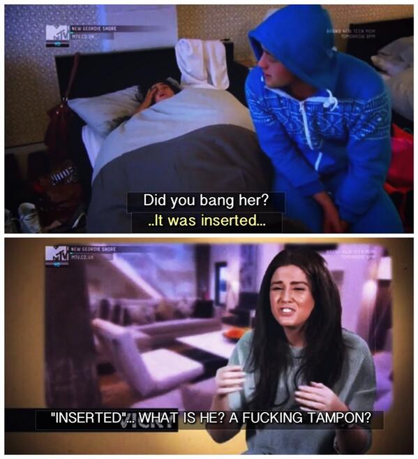 VickyPQuotes's tweet photo. "inserted" what is he? a fucking tampon?" 😂😂😂

@VickyGShore #VickyQuotes http://t.co/PpI1UdlUqy