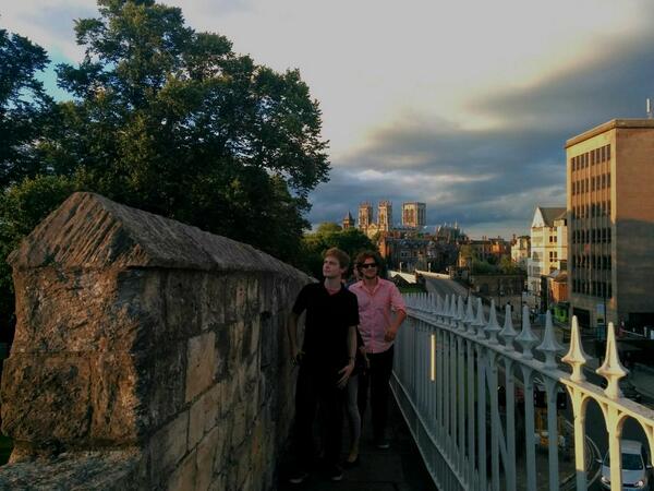 niccary's tweet image. The @blockchain team heading back from dinner @keonne #bitcoin