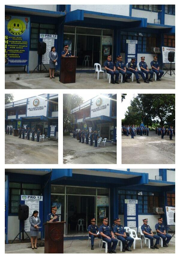 PcrSultan's tweet photo. SKPPO pers led by PSUPT ALDRIN ABILA, DPDA  conducts monday flag raising &amp; declares heightened alert status in aor.8 http://t.co/r5vugFBR3g