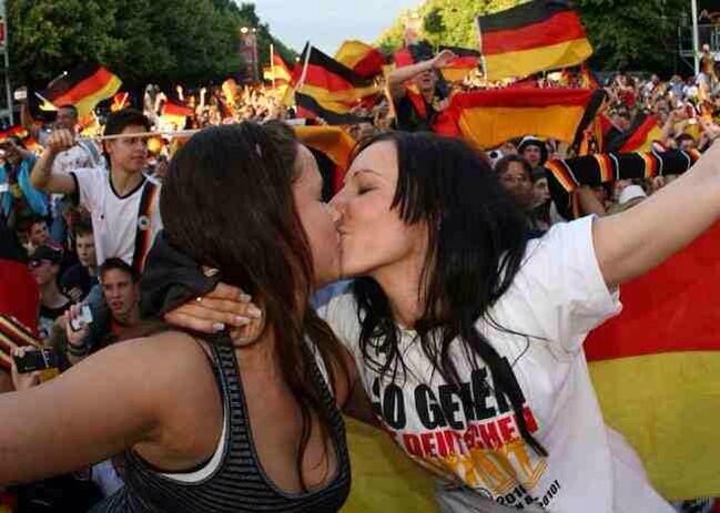 Congratulations to Germany! 
These two are celebrating properly
?
?
⚽
#Germany #WorldCup2014  #Love 