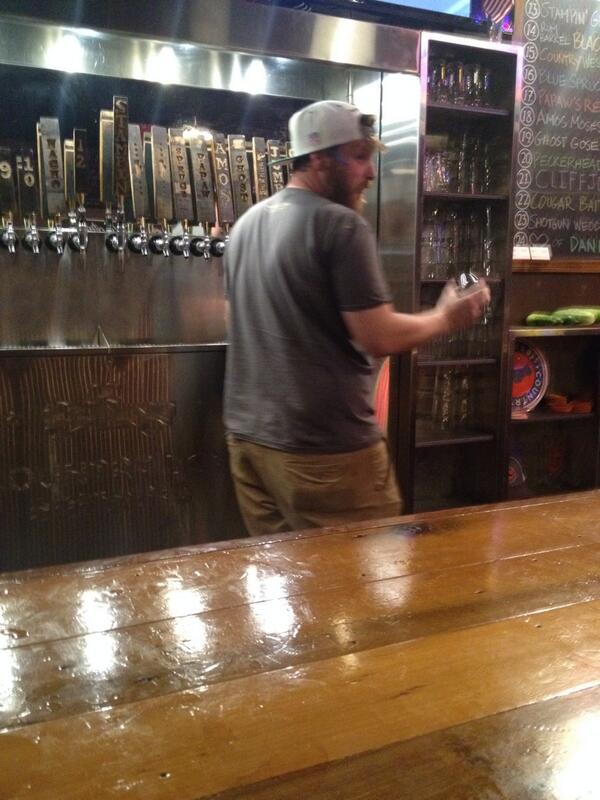 BigBlueSteel's tweet photo. @CountryBoyBrew 1st trip DISAPPOINTED . Leaves bar for 10 mins &amp; responds rudely when asked a question! #Lasttimehere http://t.co/yDgkQsxbFV