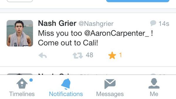isjustmagcon's tweet image. @Nashgrier @AaronCarpenter_ yess💪. #firstfav