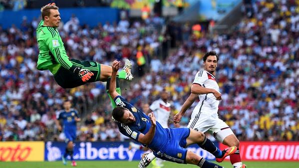 FIFAWorldCup's tweet photo. RESULT IN THE FINAL: #GER 1-0 #ARG #GERARG #WorldCup FINAL #joinin - http://t.co/5KagscEGv1 http://t.co/uSg8Efbxhw