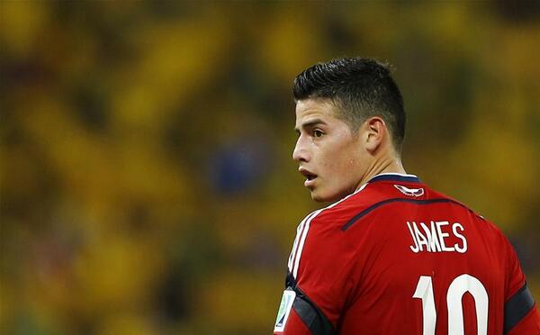 James Rodríguez, 2014 World Cup Golden Boot winner. 6 goals. #COL