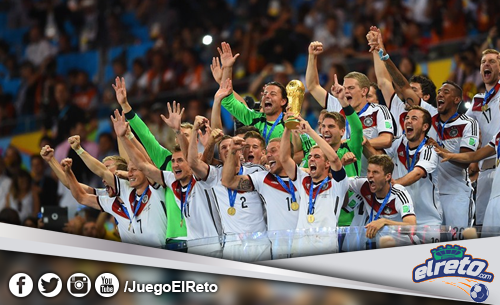 JuegoElReto's tweet photo. #OPINA ¿Crees qué la selección de #GER es el justo campeón del mundial #Brasil2014? http://t.co/qHeiDUpmw4