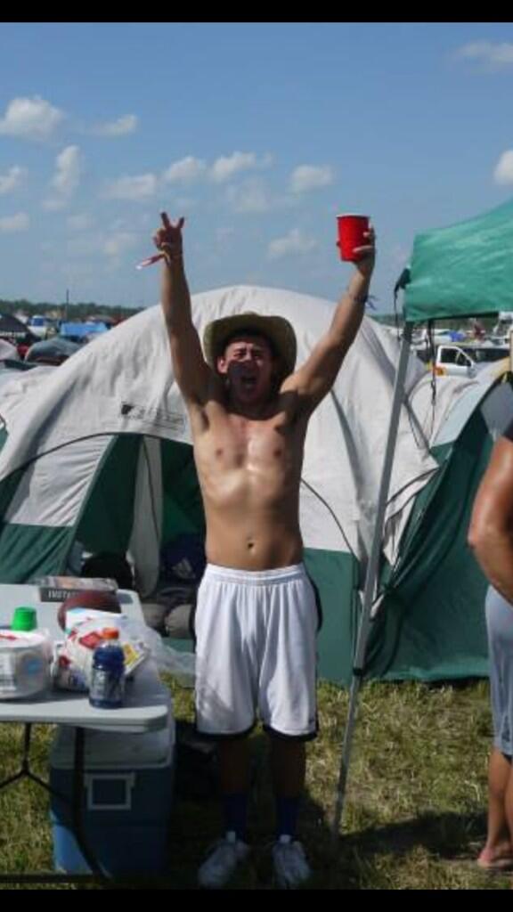 countdown2CT's tweet image. Garret can't contain his excitement because only 11 more days until country thunder 2014!