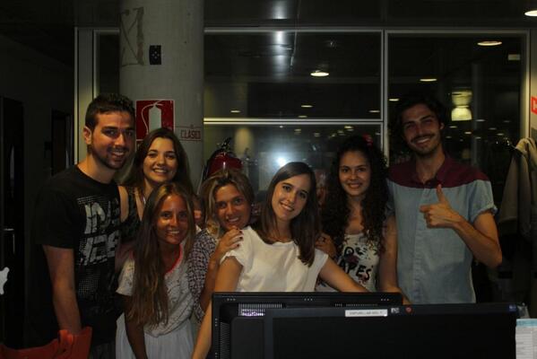 JordiMestres_'s tweet photo. L'equip de producció de @Gol_Television. Un plaer treballar amb ells. http://t.co/qJhYHbN6Br