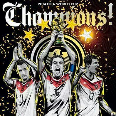 MyPatriotsWorld's tweet photo. #Germany are the FIFA World Cup Champions. The #GER has won a total of 4 times. #GERARG #GERvsARG http://t.co/k3qYJXd5Gs