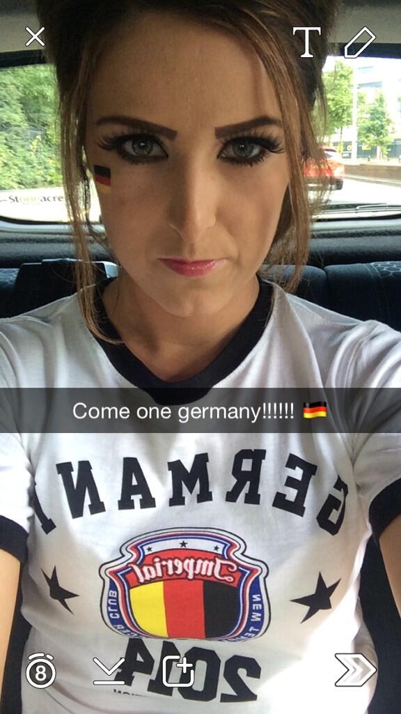 stacey_dolly's tweet photo. Woooooo at least i spent the day promoting the winning team 🇩🇪☺️ #longday #hardwork #worldcup #promotionsgirl http://t.co/96e9fgtrxo