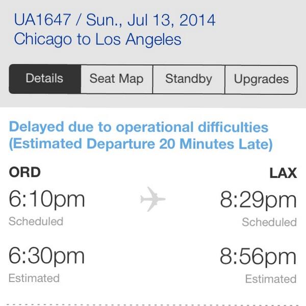 bta7's tweet image. Another @united flight, another #projectquality fail. This screenshot says a lot. #travel