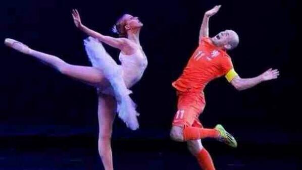 TheJoyceTheater's tweet photo. Dancers are the athletes of God ~Einstein #WorldCup2014 http://t.co/n0cGZCfo4Y