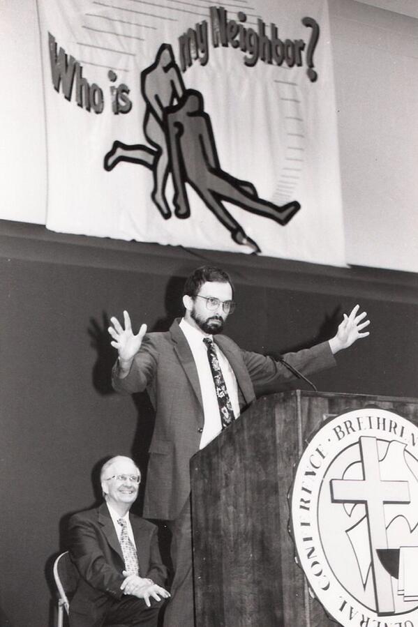 bichistory's tweet photo. GC1994: Harrisburg Pastor Woody Dalton preaching a conference sermon. #BICHistoryMatters #BICconf14 http://t.co/UH1aHPUzG3