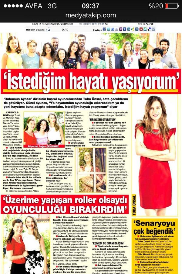 FerahPR's tweet photo. Habertürk/ Tuba Ünsal &amp; Filiz Ahmet @filizahmetfan #RuhumunAynası @tubaunsal @bandoyapim @ruhumunaynasi_ http://t.co/8rIZIqg8PZ