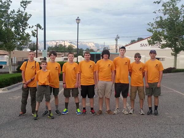 SirFunOhio's tweet photo. End of day one with Sandia Mt in back http://t.co/ErCtWl8Xfg