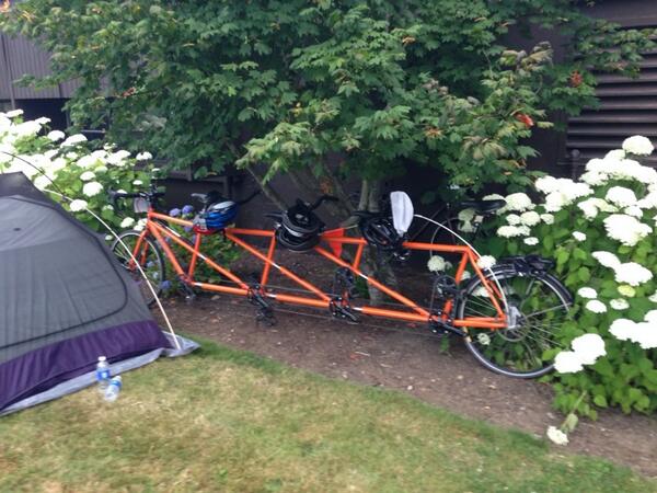 jordanwb's tweet photo. I don't know who rides this four-person bike but I really want to be friends with them. #bikestp #stp2014 http://t.co/ZMnXBMgfUM