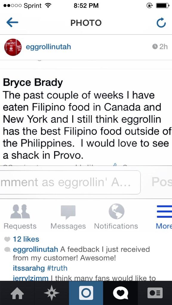 eggrollin'! tweet media