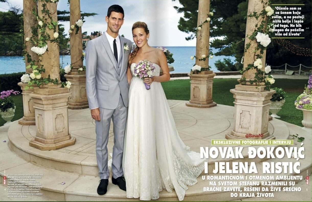 Novak Djokovic Jelena Ristic Wedding Picturess Lipstick Alley