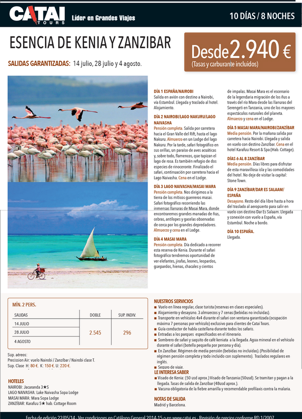 VIAJESEURORIOJA's tweet photo. Esencia de Kenia y Zanzibar!! Un viaje que no te puedes perder! #EuroRioja #placeresdelavida  Consulta sin compromiso http://t.co/DJprTip68O