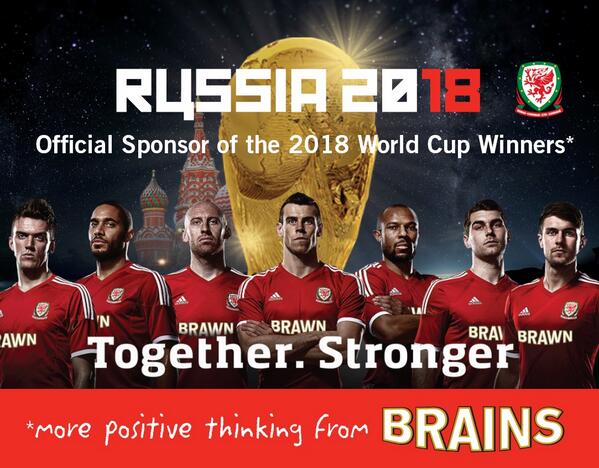 brainsbrewery's tweet photo. #MorePositiveThinking from fan Ben Jones - thanks for sending this in following last night's #WorldCup final! http://t.co/uVZ6GSF9ZF