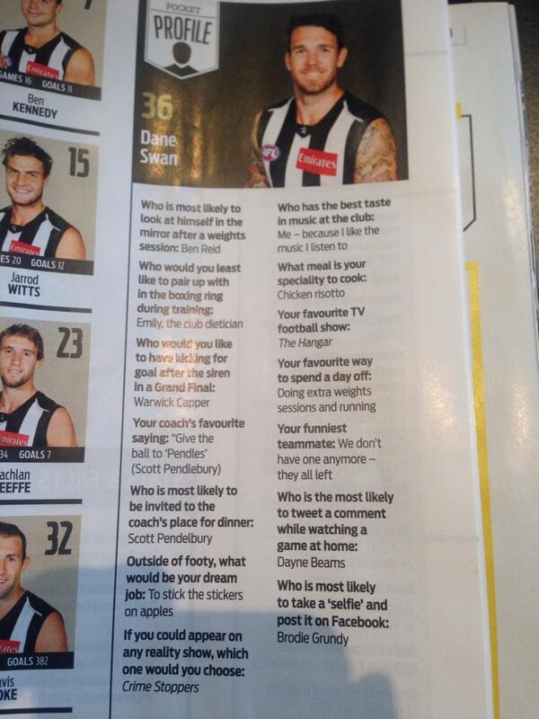 emmasq's tweet image. This kinda makes me wish Dane Swan would do the pocket profile every week