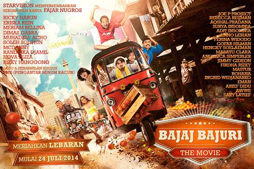 Kocak nih RT <a href="/muhadkly/">IG: Muhadkly Acho</a>: Lusa, 24 Juli @FilmBajajBajuri rilis.Ayo ke bioskop! Hehe..  | Trailer: youtu.be/mSc8SeZfUFo