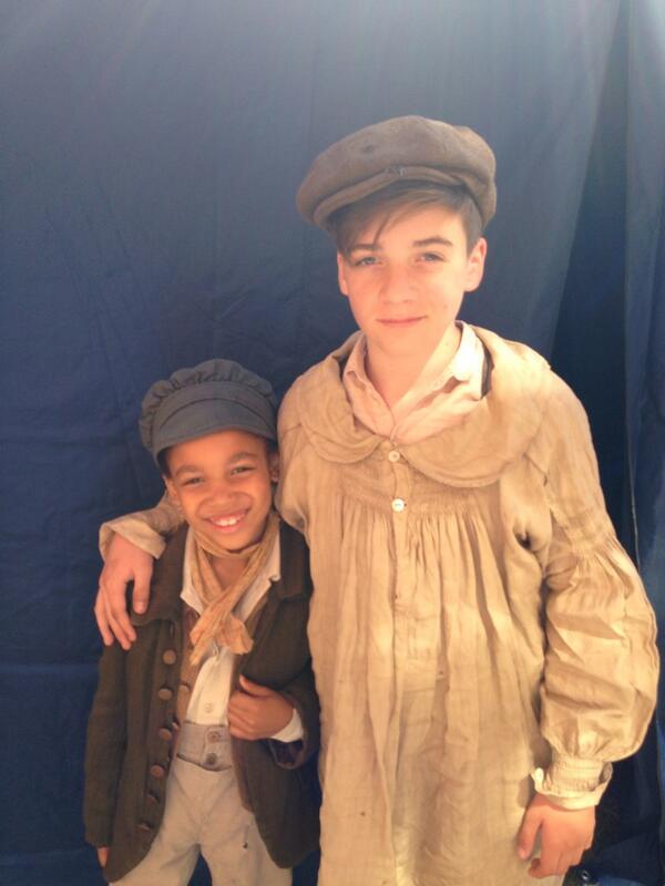 Denise Welch on Twitter: "Louis' first On Hetty Feather with Jordan Nash! /