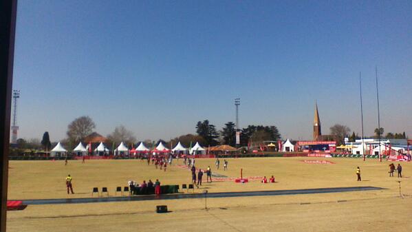 #cokrugby day 1 of Craven Week, and it's not that cold in Middleburg, really. @htsm_rooies an amazing venue