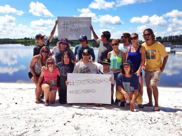 We're all still thinking about you. #staystrongbrad #shredforbrad #belikebrad <a href="/AdamErrington1/">Adam Errington</a> <a href="/deanwsmith/">Dean Smith</a> <a href="/ErikRuck/">Erik Ruck</a>