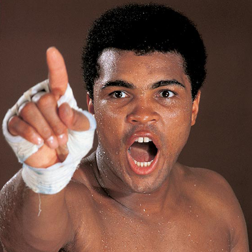 MuhammadAli's tweet photo. I'm a bad man! #MuhammadAli http://t.co/epEMgg40nH