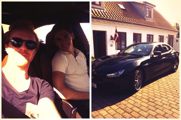 Just a casual drive through Skagen in a <a href="/Maserati_HQ/">Maserati</a> before tonight's #Verdensballetten with my friend <a href="/federicouk/">Federico Bonelli</a>