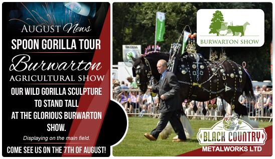 BC_MW's tweet image. Excited to share the #SpoonGorilla  @burwarton_show 2014!