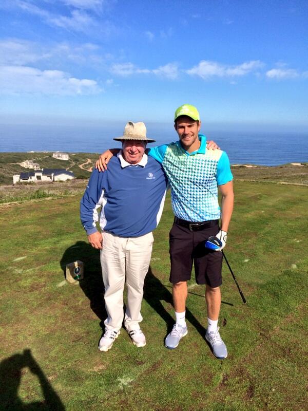 JJ_Engelbrecht's tweet photo. Ek en my partner vandag op #pinaclepoint lyk na n dodelike span!!#golf #blessed http://t.co/fVmUh0MUSA