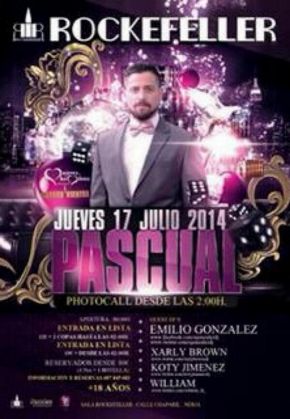 RockefelerNerja's tweet photo. ATENCIÓN!! Todo los RT de este tweet  entrarán en un sorteo para un reservado con pascual este jueves. 
Síguenos y RT http://t.co/n356PuYlie