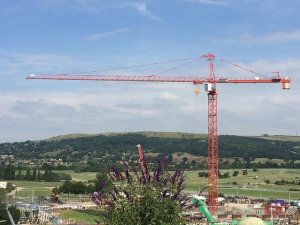 We have successfully erected the tower crane <a href="/CheltenhamRaces/">CheltenhamRacecourse</a> #CRCRedevelopment