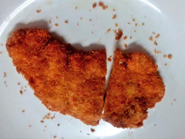 jinsoonhur's tweet photo. 네번째 수업~ 
 치킨커틀렛&amp; 타르 타르 소스 http://t.co/WRU4us4w7Q