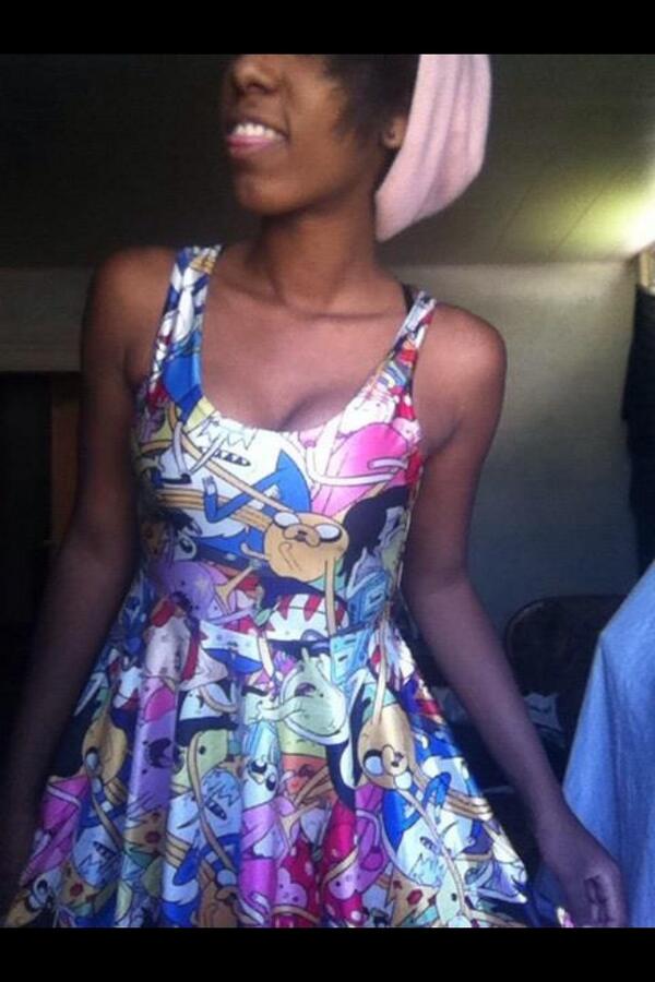 Literally can not get over this dress! <a href="/AdventureTime_/">Finn and Jake</a>