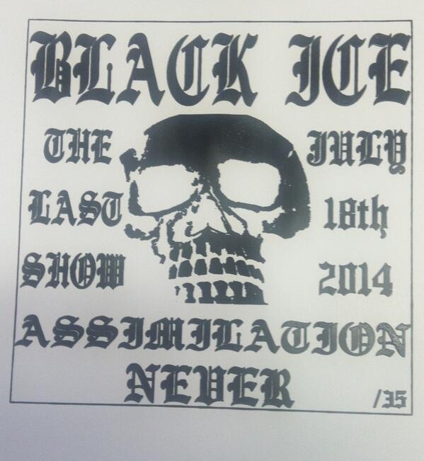 Last show record covers. Show is this Friday at 220 east