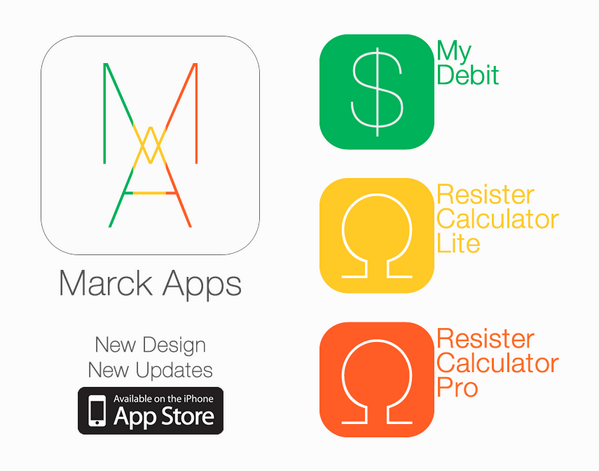 MarckApps's tweet photo. New design, new updates! Go and get them on the App Store! http://t.co/Zp8cNtJ12c
