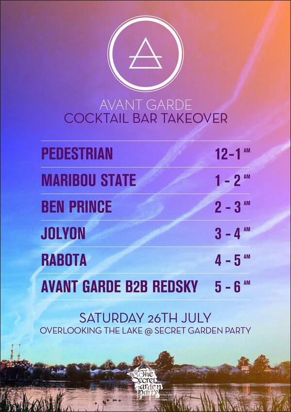 Avant_GardeLDN's tweet photo. WIN 2 X SECRET GARDEN PARTY TICKETS!! FOLLOW US &amp; RETWEET TO WIN!! YOU HAVE UNTIL THIS SAT @ 5PM!! GOOD LUCK!! http://t.co/FdLo5IUCkz
