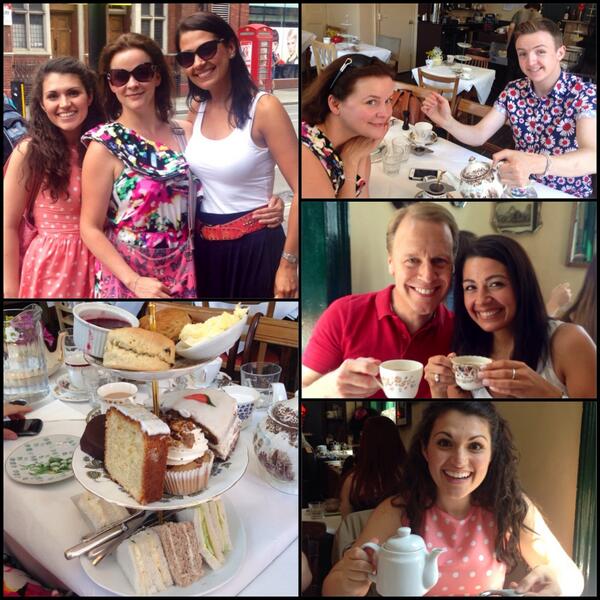 Glorious afternoon reunion with some of my <a href="/SecretGdnUKTour/">SecretGdnUKTour</a> peeps <a href="/SohoSecretTea/">Soho Secret Tearoom</a>! That's a lot of Secrets! Ssshhh...