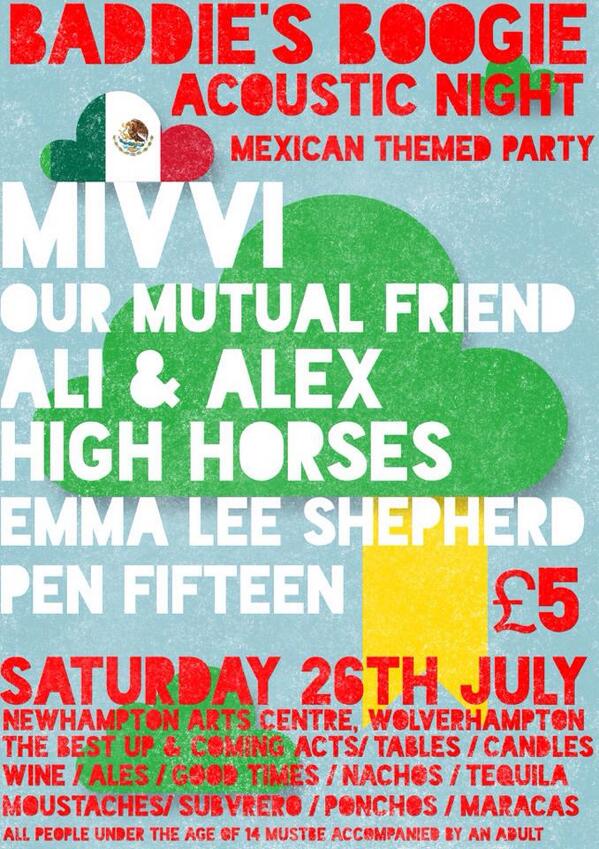 Looking forward to this Wolvo gig... contact for tickets