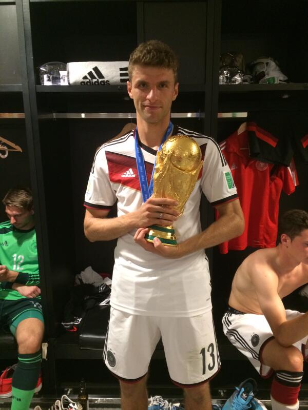 Ich bin sehr stolz mit diesem genialen deutschen Team Weltmeister geworden zu sein. Ein unglaubliches Gefühl!